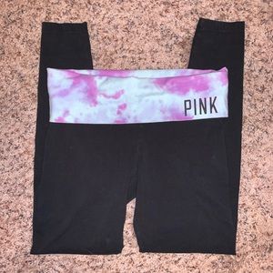 PINK VS Fold Over Yoga leggings Size S/P